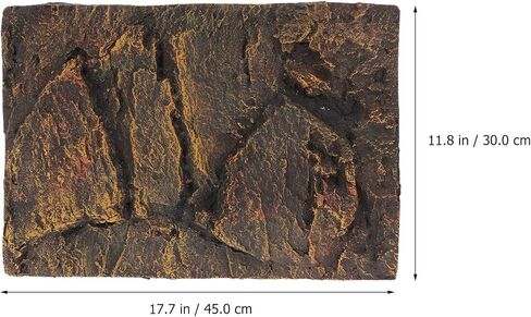 Mikikit Rock Terrarium الخلفية: خلفية خزان الزواحف ديكور الحائط 3D حجر الصخور خلفية الزينة خلفية خزان الزواحف خلفية الموئل للسحلية تحمل التنين السلحفاة in Kuwait