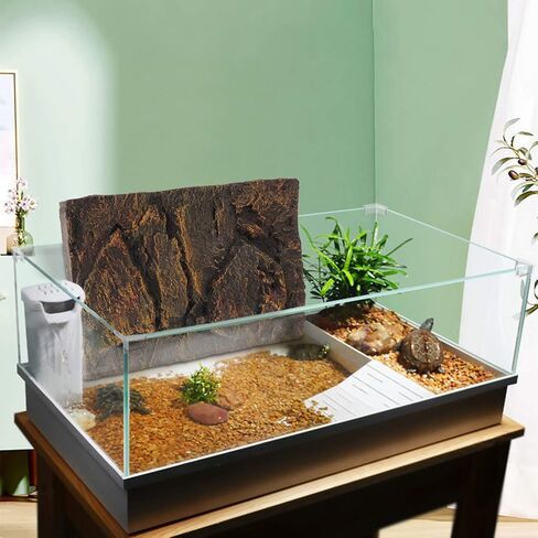 Mikikit Rock Terrarium الخلفية: خلفية خزان الزواحف ديكور الحائط 3D حجر الصخور خلفية الزينة خلفية خزان الزواحف خلفية الموئل للسحلية تحمل التنين السلحفاة in Kuwait