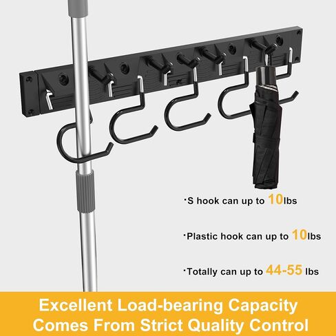 2-Pack Garage Organization, Garage Hooks Heavy Duty, X Broom Holder Wall Mounted, Multifunctional Racks for Gardening, Living Room, and Bathroom in Saudi Arabia