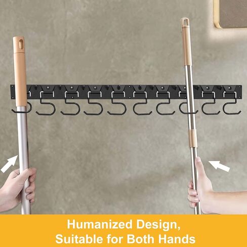 2-Pack Garage Organization, Garage Hooks Heavy Duty, X Broom Holder Wall Mounted, Multifunctional Racks for Gardening, Living Room, and Bathroom in Saudi Arabia