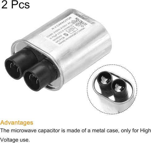 MECCANIXITY Microwave Capacitor Replacement High Voltage Oven Capacitor 2100VAC 0.70uf Pack of 2 in Saudi Arabia