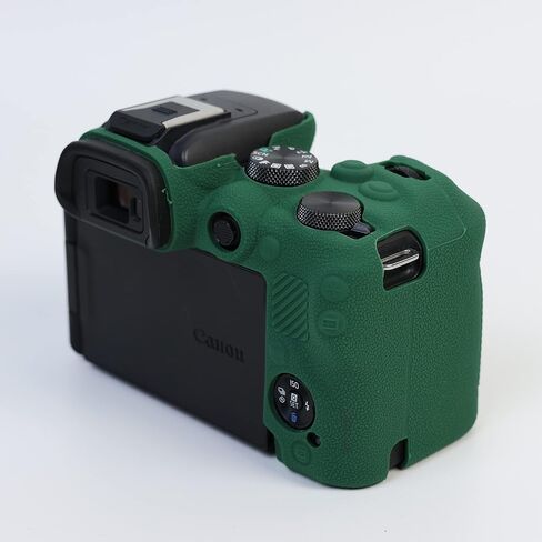 حافظة R10، حافظة كاملة من السيليكون الناعم والمطاط خفيف الوزن وغطاء حقيبة لكاميرا Canon Eos R10 (أخضر) in Saudi Arabia