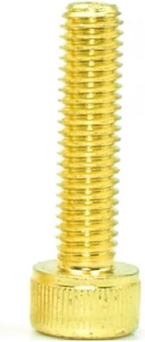 50pcs M4 Screws Hexagon Bolts Head Cap Screws 12.9 Grade Allen Screws Cup Head Hex Socket Gold (10mm) in Saudi Arabia