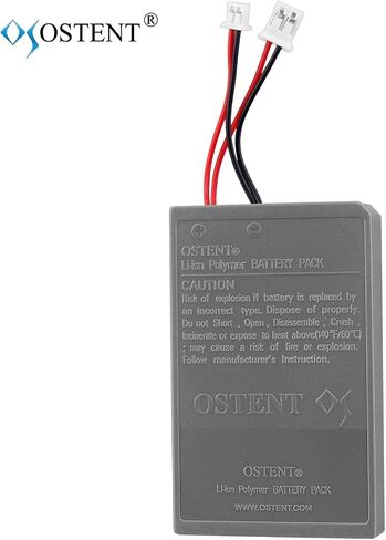 OSTENT 3.65V 1000mAh LIP1522 Rechargeable Li-ion Battery Pack for Sony PS4 Bluetooth Wireless Dual Shock Controller CUH-ZCT1 Series (CUH-ZCT1E/CUH-ZCT1U) First Generation Old Version Big Connector in Saudi Arabia