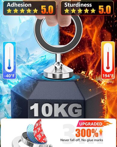 [2024 High-End] for iPhone 16 MagSafe Car Mount Dashboard [360° Rotation All-Metal] Strongest Magnetic Phone Holder for Car, iPhone Car Holder Mount Fit for iPhone 16 15 14 13 12 Pro Max Plus Mini ﻿ in Saudi Arabia