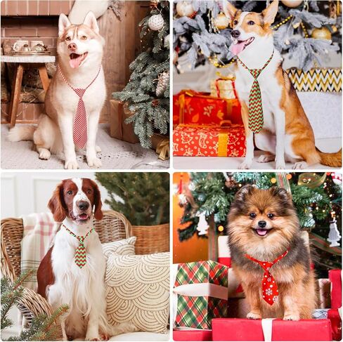 Segarty Dog Bowties and Large Dog Ties Set, 100 Pack Dog Bow Ties Adjustable Bow Ties for Dogs Pet Neck Collar Set Grooming Accessories Bulk for Medium Large Dog Birthday Wedding Party in Saudi Arabia