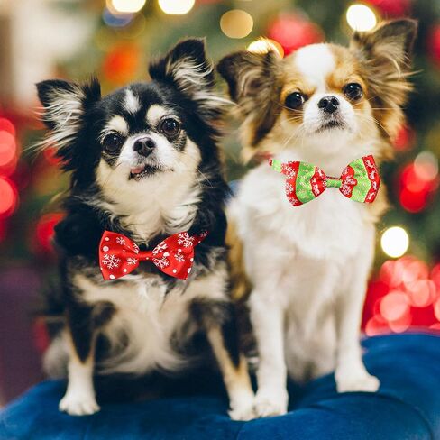 Segarty Dog Bowties and Large Dog Ties Set, 100 Pack Dog Bow Ties Adjustable Bow Ties for Dogs Pet Neck Collar Set Grooming Accessories Bulk for Medium Large Dog Birthday Wedding Party in Saudi Arabia