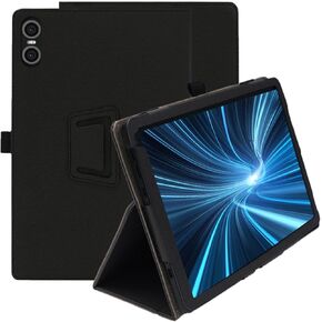 Case for Odea Android 14 Tablets, 10 Inch A10 2024 Upgraded Version，Premium Leather Business Folio Stand Cover with Hand Strap for Tablet,Black.