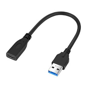 USB 3.2 Gen 2 USB C Front Panel Adapter Cable 1.6FT, Motherboard Header Extension Cable, USB C 3.1 Type C 10Gbps Female to 20 pin USB Type-E Male Cable with Mount Screw