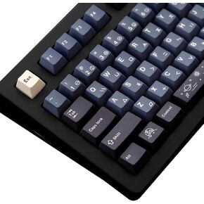 PBT Keycaps, 134 Keys Dye-Sublimation Cherry Profile Keycaps Purple Keycap Set with 7U Spacebar for ASIN Layout Cherry Gateron MX Switches Mechanical Keyboard