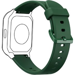 1 Pack Kids Watch Band Replacement For H97PRO, Breathable Soft Silicone Sport Wrist Strap Compatible Kids Watch