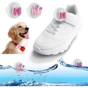 2 Pack AirTag Holder for Kids Shoelaces,Hidden Wear Resistant Silicone Air Tags Case Cover for Children Shoes Shoestring Accessories for Toddler Child Pet (Shark+Dinosaurs)