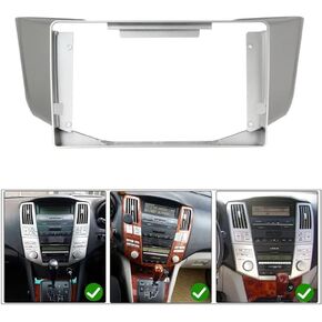 9'' Car Radio Stereo Dash Install Kit Fascia Panel Trim fits for Lexus RX300/330/350/400h 2003-2009 and Toyota Harrier 2003-2012 Installation Aftermarket Stereo Headunit