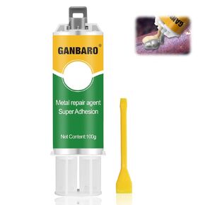 Casting Repair Glue, Metal Repair Glue, High Temperature Resistant Liquid Metal Welding Filler for Metal Casting Defect(100g) (1PCS)