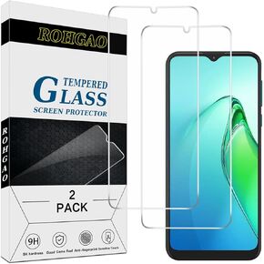 2 Pack Screen Protector for Motorola Moto G Play 2021 Tempered Glass, Case Friendly, Bubble Free, Anti Scratch