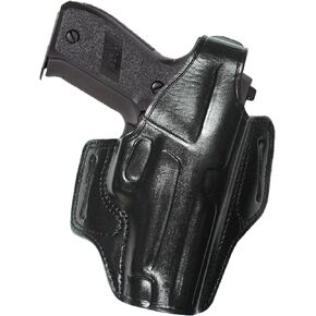 Handmade Leather OWB Carry Two Slot Thumb Break Gun Holster for Sig P226