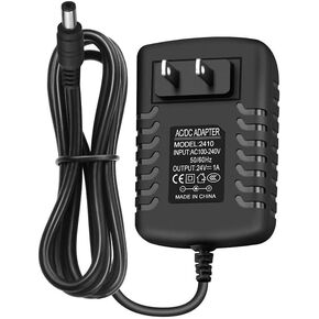 24V DC Power Supply 1A Universal AC Adapter, 100-240 50/60Hz AC to DC 24 Volts 1Amp Power Adapter Transformer, DC 24V Power Cord, 5.5mm x 2.5mm DC Plug