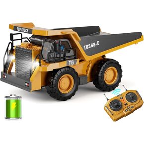 Remote Control Excavator Toys for Boys, 1200mAh RC Excavator Toy with Metal Shovel & Light, 11CH Excavator Toys for Boys 3-5 4-7 8-12 Year Old Kids Christmas Birthday Gift, 60+Mins/Sounds/One-Key Demo in Saudi Arabia