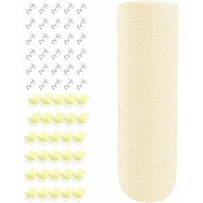 Cat Scratching Post Carpet Remnants Replacement Self Adhesive, 78.7" x 15.7" Trimmable Cat Scratcher Mat Couch Protector for Furniture, DIY Cat Wall Corner Climbing Scratch Pad from Cat Claws