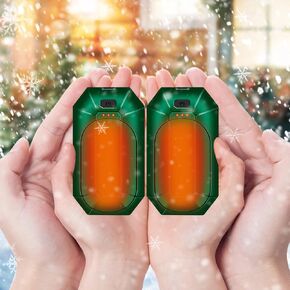 Hand Warmer Rechargeable, 2 Pack Rugby-Shaped Electric Hand Warmers with 3 Heat Setting, 20Hrs Long Lasting Portable Pocket Heater for Outdoor Camping, Hunting, Golf, Man Women Gifts