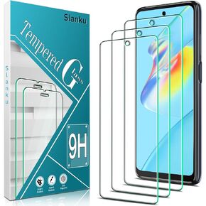 Slanku (3 Pack) Designed for Motorola Moto G 5G (2022) Tempered Glass Screen Protector, Anti Scratch, Bubble Free, Case Friendly