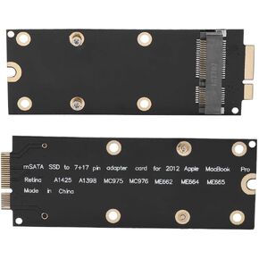 mSATA SSD to SATA Adapter Card Module Hard Disk Drive Card for MacBook Pro MC976 A1425 A1398 2012 mSATA to SATA Adapter Converter Card Module Board