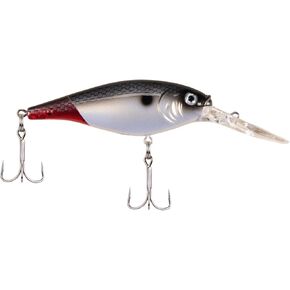 Berkley Flicker Shad Fishing Lure, Firetail Red Tail, 3/16 oz, 2in | 5cm Crankbaits, Size, Profile and Dive Depth Imitates Real Shad, Equipped with Fusion19 Hook