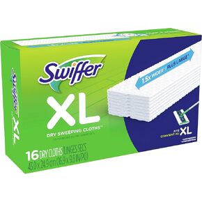 Swiffer Sweeper X-Large Disposable Sweeping Cloths, 16-Count Boxes (Pack of 3)