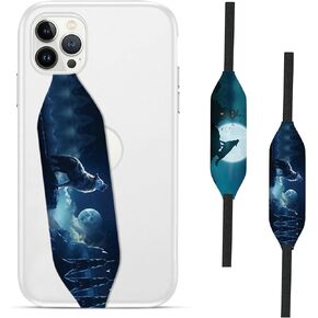 Custom Phone Grip Strap |Reversible Phone Hand Strap for Phone Cases As Phone Loop Holder |Secure Handling by Comfortable Phone Strap - Mountain Rays