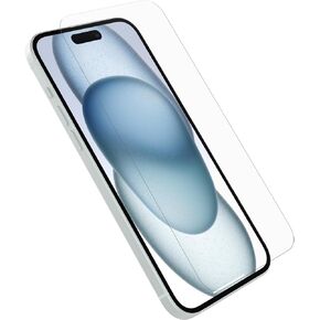 OtterBox iPhone 15 Plus Glass Screen Protector, scratch protection, flawless clarity, fingerprint resistant (ships in polybag)