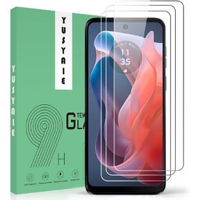 [3 Pack] Tempered Glass Screen Protector Compatible with Motorola Moto G Play 2024/G Play Gen 3 with 9H HD Clear Transparent Ultra thin Protective Glass Film