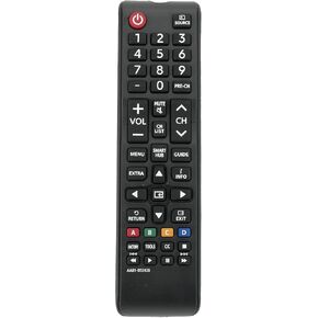 New AA81-00243B Replacement Remote Control Compatible with Samsung TV UE55JU6050UXZG UE48H6270SSXZG UE55F9080STXZGUE 55 HU 8500 ZXZT UE55F9080STXZG UE55F6770SSXZG UE46F6320AWXXN UA46F5500ARXUM