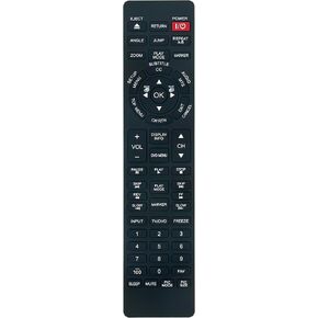 CT-8021 Replace Remote Control Compatible with Toshiba LCD TV/DVD Combo 19SLV411U 24SLV411U 32SLV411U
