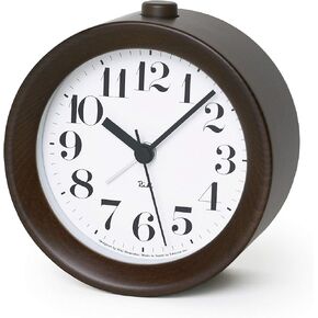 Lemnos WR09-15NT Lemnos Alarm Clock Analog Liki Alarm Clock Natural Color Wood Wood Watch RIKI ALARM CLOCK Natural
