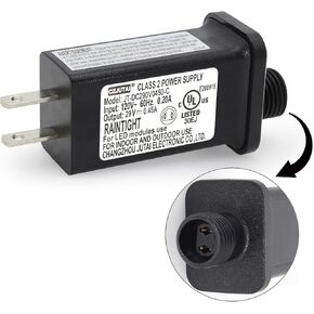 PremierAdapter Transformer for CZJUTAI JT-DC290V0450 29V0.45A Adapter 29V 13W LED Power Supply, TS-13W29V LED Raintight IP44 US Plug Adapter, Seasonal-Use LED Driver for LED String Light [X5T3]