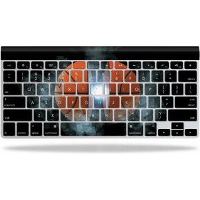 MightySkins Skin Compatible with Apple Wireless Keyboard wrap Cover Sticker Skins Basketball Orb