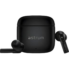 Astrum XZ Pia - True Wireless Bluetooth Earbuds with Hybrid Active Noise Canceling, 6 Microphones, Qualcomm aptX Audio, IP4, Gold Infused Metal Case