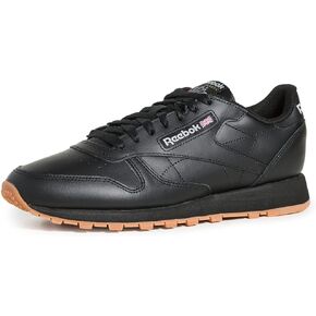 Reebok Unisex Classic Leather Sneaker, Black/Shocking Orange/Electric Cobalt, 7.5 US Men