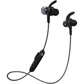 1MORE iBFree In-Ear Earphones Wireless Headphones with Bluetooth 4.2 AAC, IPX 6 Waterproof, Secure Fit, In-Line Mic for Sports Gym Running - New Model Black