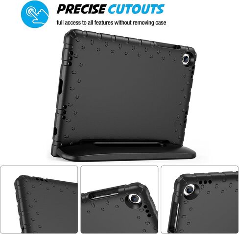 ProCase Kids Case for Galaxy Tab A9 Plus/A9+ 11 Inch 2023 SM-X210/X215/X216/X218, Shockproof Lightweight Kids Friendly Case with Convertible Handle Stand for Girls Boys Children Toddler Baby -Black in Saudi Arabia