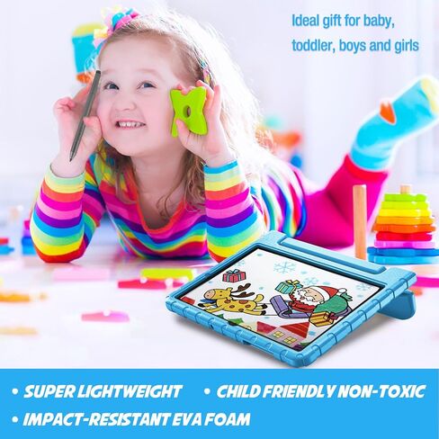 ProCase Kids Case for Galaxy Tab A9 Plus/A9+ 11 Inch 2023 SM-X210/X215/X216/X218, Shockproof Lightweight Kids Friendly Case with Convertible Handle Stand for Girls Boys Children Toddler Baby -Black in Saudi Arabia