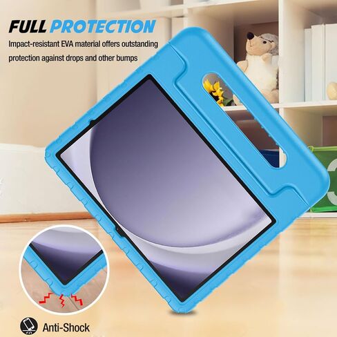 ProCase Kids Case for Galaxy Tab A9 Plus/A9+ 11 Inch 2023 SM-X210/X215/X216/X218, Shockproof Lightweight Kids Friendly Case with Convertible Handle Stand for Girls Boys Children Toddler Baby -Black in Saudi Arabia