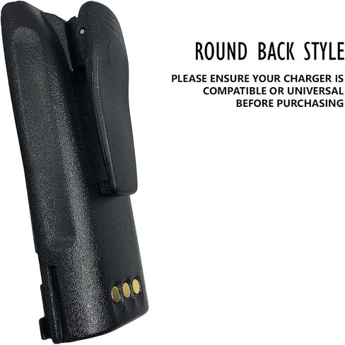 PROMAXPOWER 2500mAh Li-ion Round Back Battery for Motorola Two-Way Radio Walkie Talkies NNTN4496 NNTN4497 CP040 CP180 CP200D CP200XLS EP450 PR400 in Saudi Arabia
