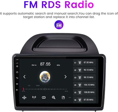 راديو ستيريو للسيارة Android 13 لسيارة Ford Ecosport 2017-2021، Biorunn 10.1 بوصة GPS لاسلكي سلكي للسيارة تشغيل Android Auto IPS شاشة لمس ملاحة WiFi FM RDS وحدة رئيسية 1 جيجابايت رام 32 جيجابايت روم in Kuwait