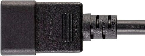 سلك طاقة مونوبرايس 3 شقوق - 6 أقدام - أسود | IEC 60320 C20 إلى IEC 60320 C15، 14AWG، 15A، لأجهزة الشبكة أو غيرها من المعدات ذات درجة الحرارة العالية in Saudi Arabia