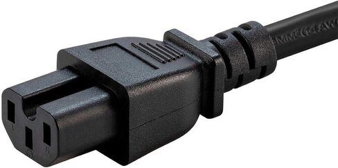 سلك طاقة مونوبرايس 3 شقوق - 6 أقدام - أسود | IEC 60320 C20 إلى IEC 60320 C15، 14AWG، 15A، لأجهزة الشبكة أو غيرها من المعدات ذات درجة الحرارة العالية in Saudi Arabia