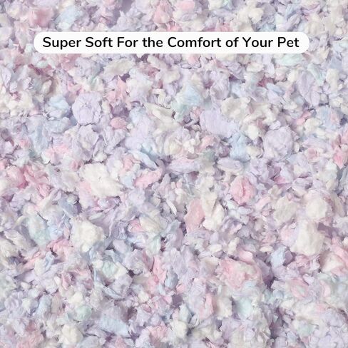 فراش حيوانات صغيرة خالٍ من الغبار، فراش ورقي ناعم طبيعي للتحكم في الرائحة، مناسب لخنازير غينيا والأرانب والجرذان والجربوع والشنشيلا والهامستر، 12 لتر (مزيج وردي فاتح) in Kuwait