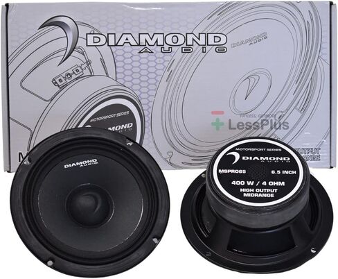 مكبرات الصوت Diamond Audio مقاس 6.5 بوصة Max Motorsport Pro - صوت عالي الأداء للظروف القاسية (MP692) in Kuwait