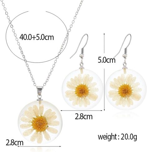Yellow Sunflower Pendant Necklace Earrings Bracelet Inspirational Sunflower Necklace for Women Girls Charm Sunflower Drop Earrings Spring Flower Jewelry Set in Saudi Arabia