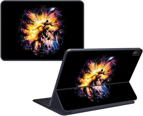 MightySkins Skin Compatible with Apple iPad Pro Smart Keyboard 12.9" (2018) - Diamond Galaxy - Protective, Durable, and Unique Vinyl Decal wrap Cover - Easy to Apply, Remove - Made in The USA in Saudi Arabia